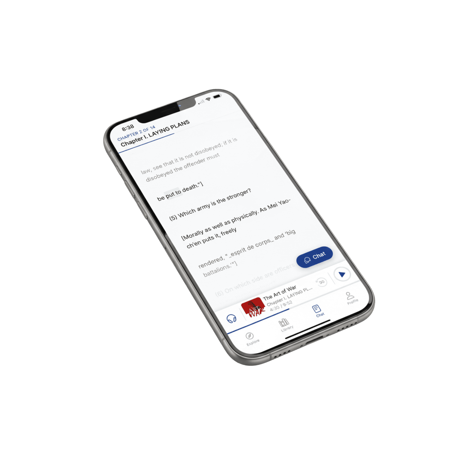 Read Along screen